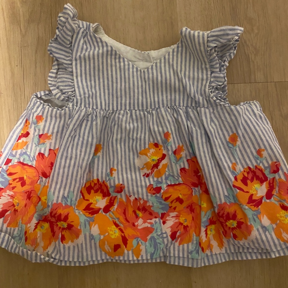 Baby Gap floral blouse